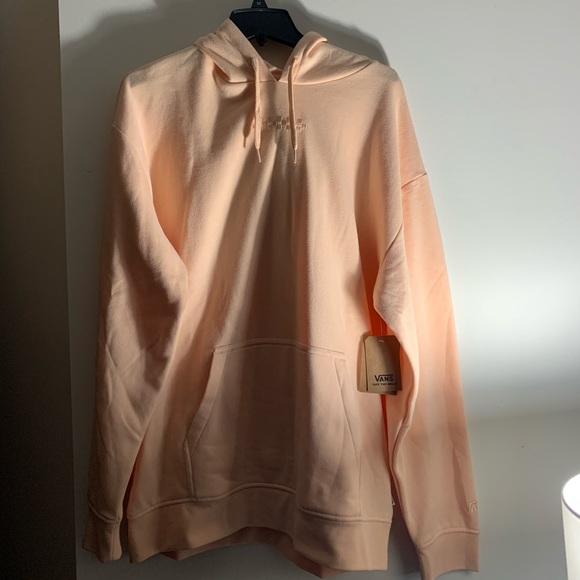 👑 New With Tag 👑 Pink Oversized Vans Hoodie - Picture 1 of 3
